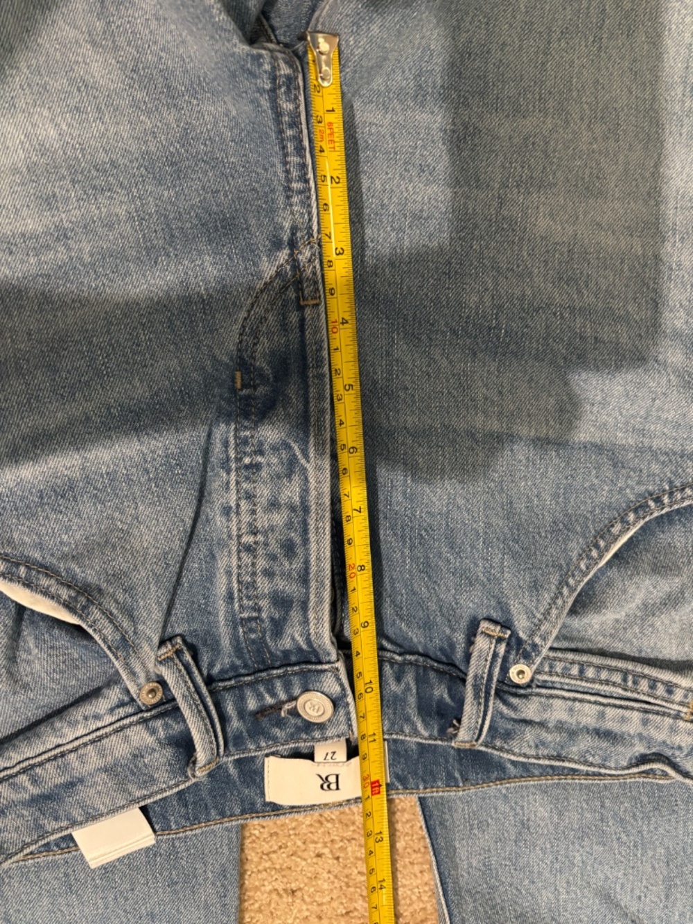 Banana Republic High Rise  Jeans - Classic Blue - Picture 9 of 11